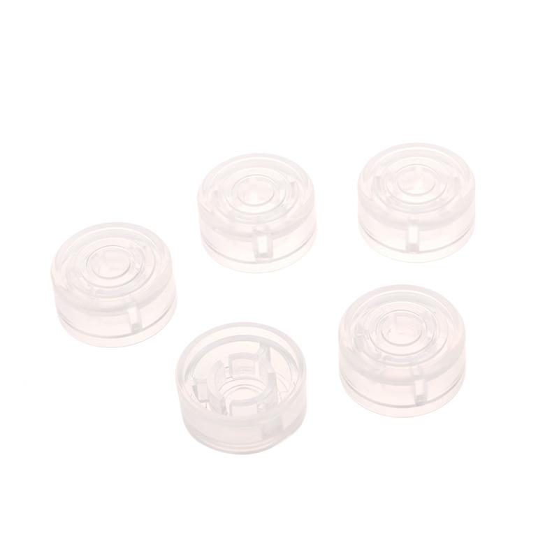 

5 шт. Колпачки для ножных переключателей педалей гитарных эффектов, Пластиковые ручки-бамперы, Протекторы для ножных переключателей, Аксессуары прозрачный