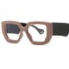 Y2k Cool Handsome Square Glasses Unlimited Anti Blue Light Women's Decorative Clear Computer Glasses