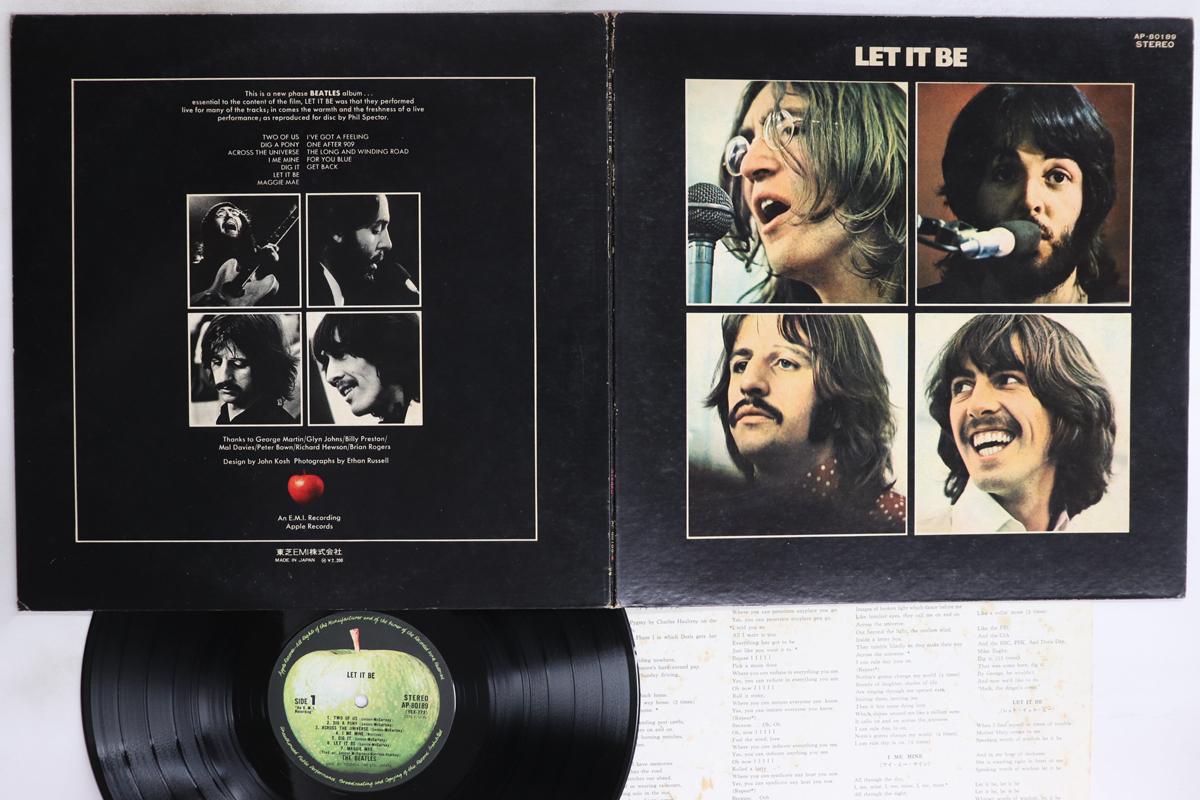 

LP Пластинка BEATLES - Let It Be AP80189 APPLE 1974 Япония Рок Б/У