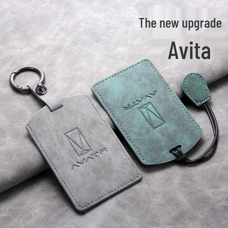Avatr 12 Universal NFC Lambskin Card Holder Key Case