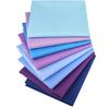 misaki Fabric Simple Solid Cotton Cut for and More Scraps, 50-Color Set, Fabric, Cloth, Stylish, 25cm, Crafts, DIY, Patchwork,