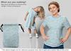 oneOone Cotton Flex Light Blue Fabric Text Sewing Craft Projects Fabric Prints By Yard 40 Inch