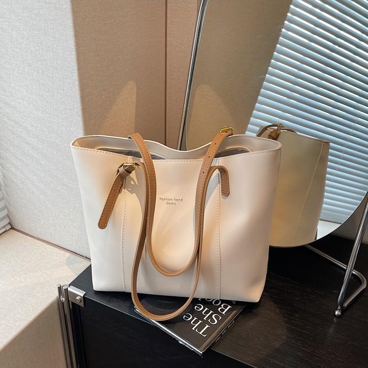 High-end fashion versatile bag women's new trendy large-capacity shoulder tote bag textured messenger bag