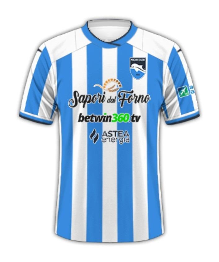 Futbola krekli Pescara Calcio mājas komplekts