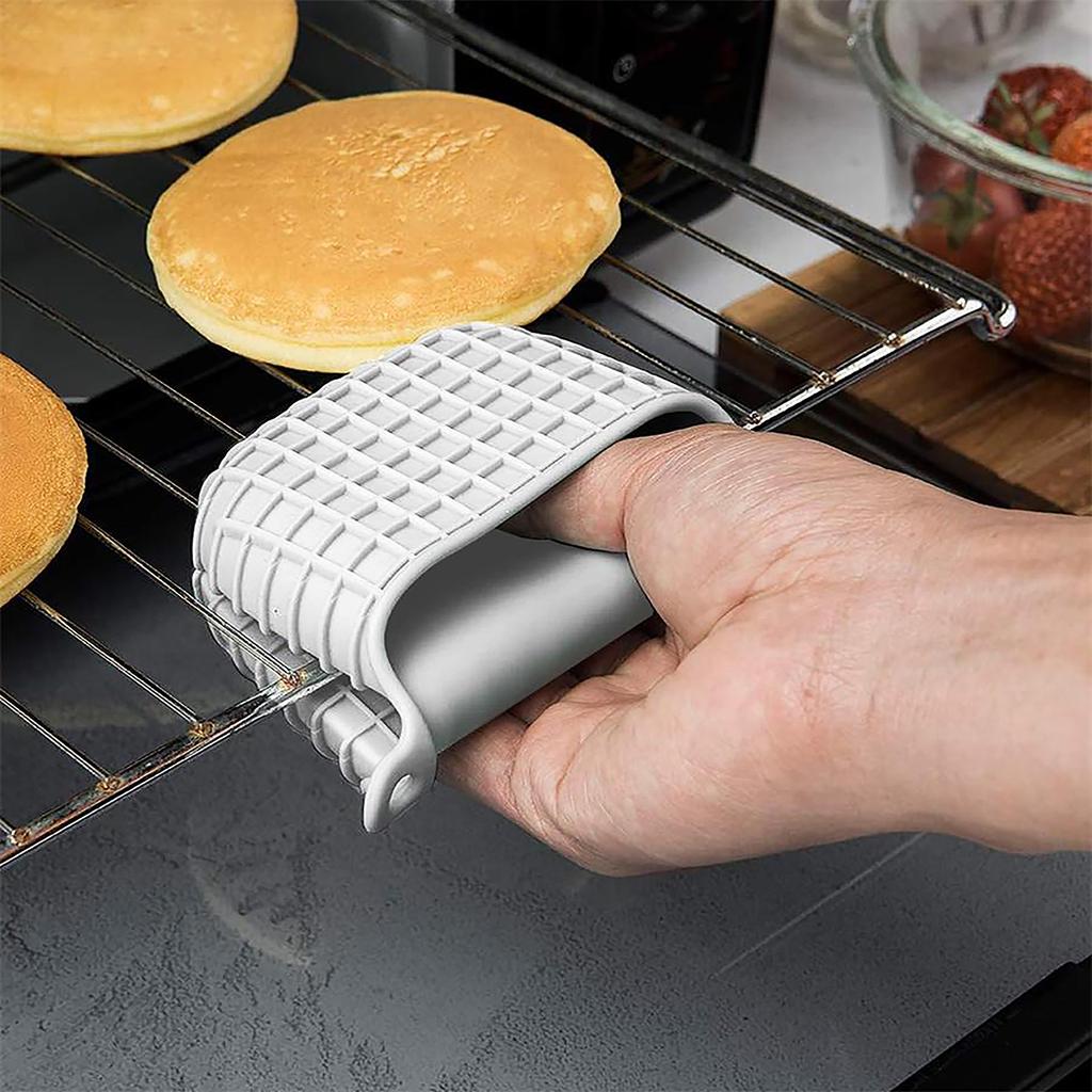 1 Stück Silikon Hitzebeständige Ofenhandschuhe - Hochtemperatur Küchenbackhandschuh mit Extra Grip für Küchenkochen & Backen