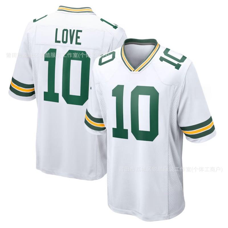 Mens NFL Micah Parsons Green Jersey Rugby Football Fan Apparel Premium Breathable Athletic Top