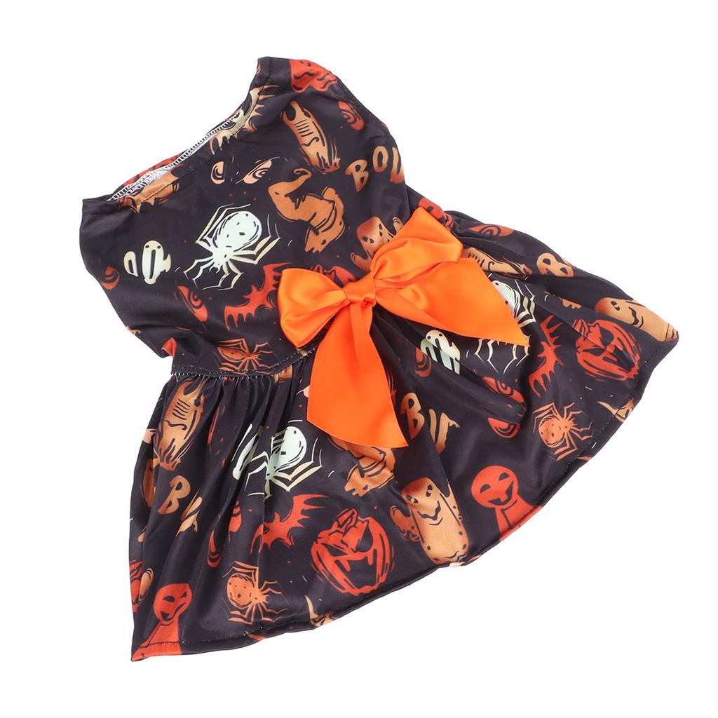 Halloween Hunde Kleid Niedliches Einzigartiges Muster Bequem Weich Feiertags Outfit Kleidung Hunde Kleider für Welpen