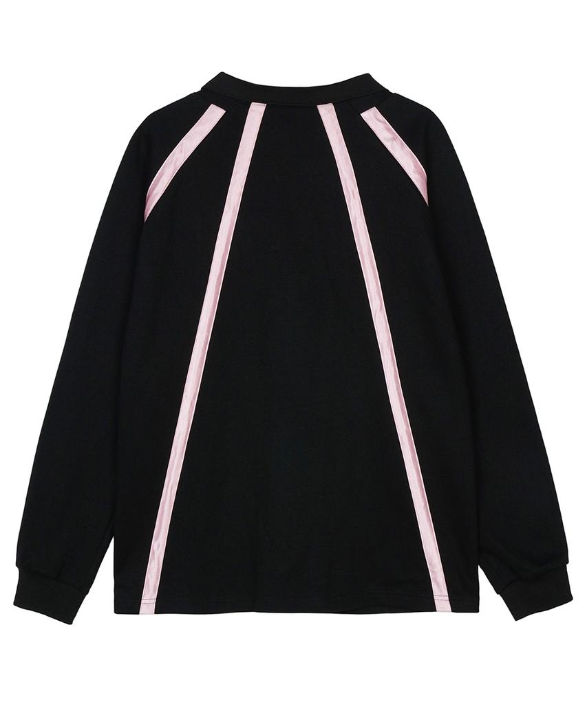 FDR Glossy Lined Football Long Sleeve Black
