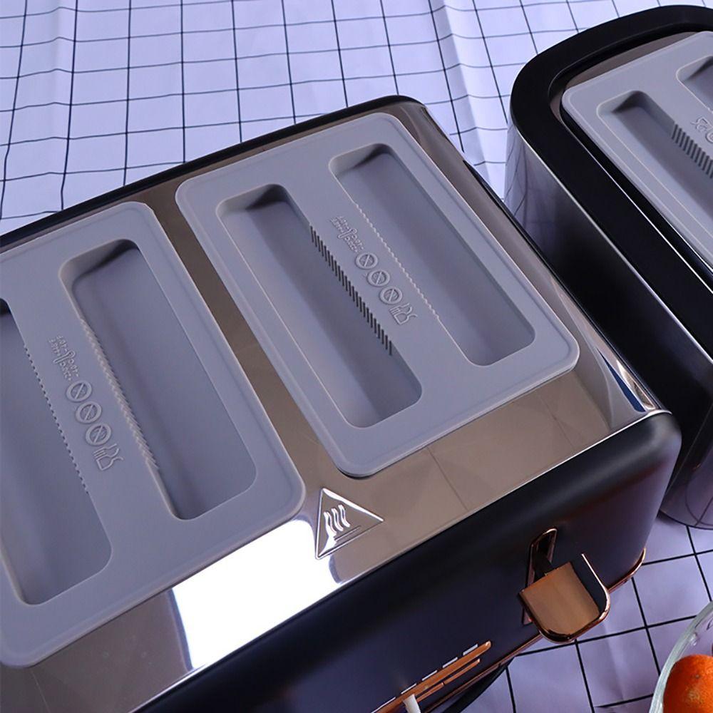 Sealed Toaster Lid Gray Toaster Dust Protector Practical Toaster Cover