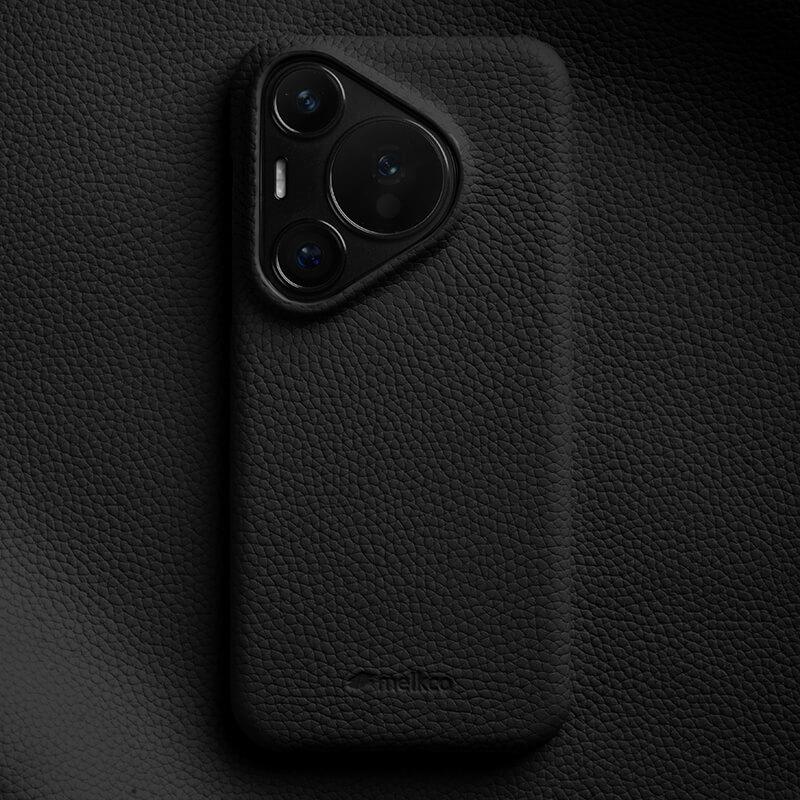 

Melkco Genuine Cowhide+Lens Protector Leather Case for Huawei Pura 80 Ultra Pura 70 P60 Art Mate 70 Pro Plus Mate60 Phone Cover Huawei Pura 70 Ultra чёрный