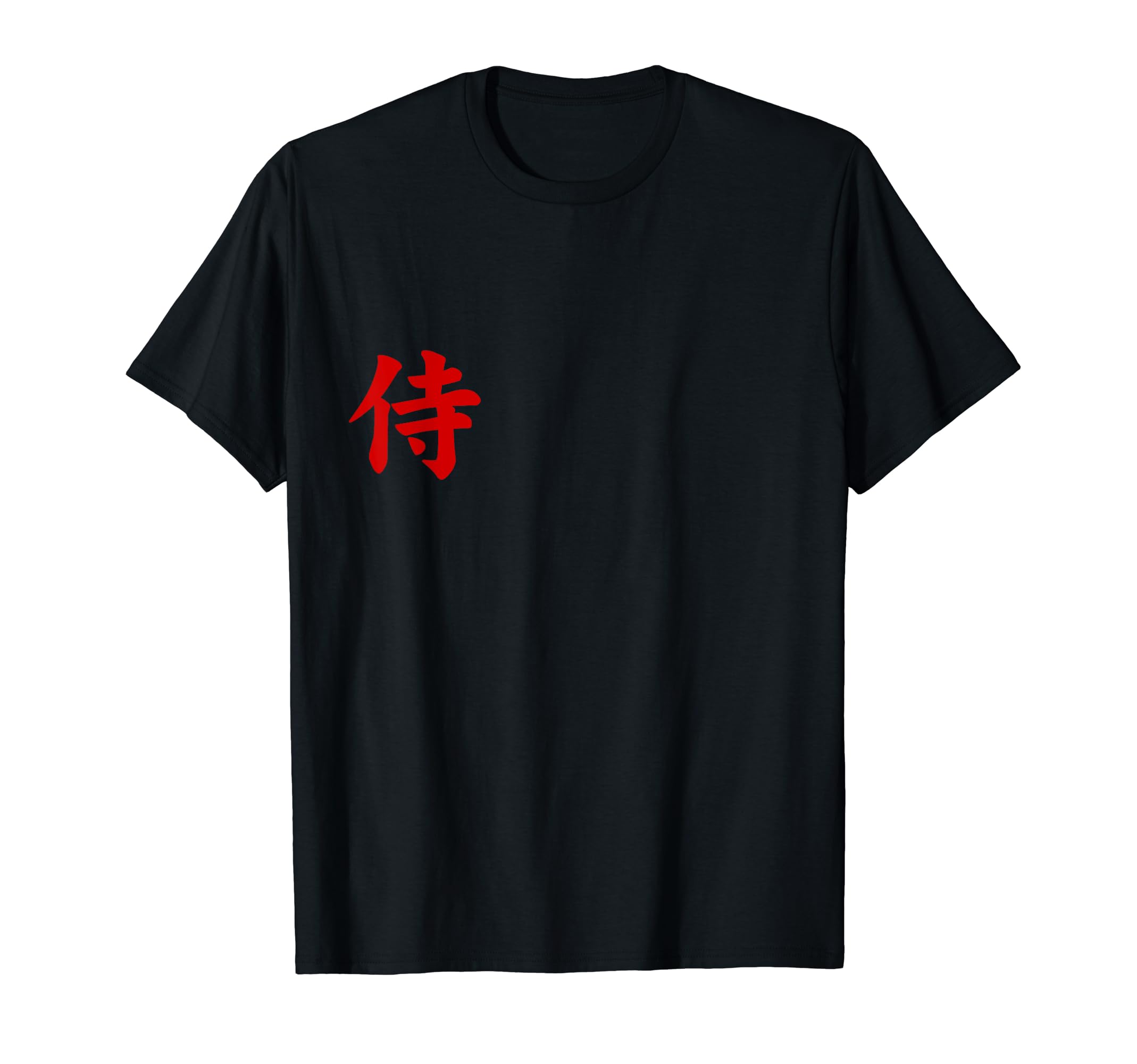 Samurai Print Double-Sided T-Shirt чёрный