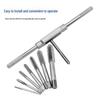 Adjustable Ratchet Tap Wrench M3-M12 - Hand Tap Holder with Forward/Reverse Rotation for Manual Tapping