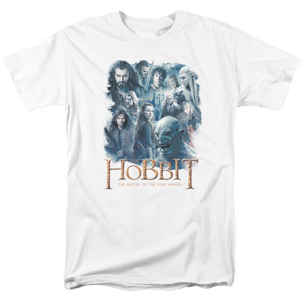 The Lord of The Rings The Hobbit Main Characters Adult T-Shirt