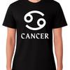 Krebs Sternzeichen T Shirt Astrologie Horoskop Geschenk Vintage Washed Top For Everyday Wear Casual Graphic Soft