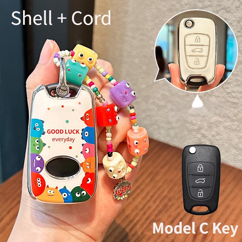 For Kia K3 Car Tpu Key Cover Sportage R K2/K5All New Kx3 Car Key Decoration Modification All-Inclusive Protection Case