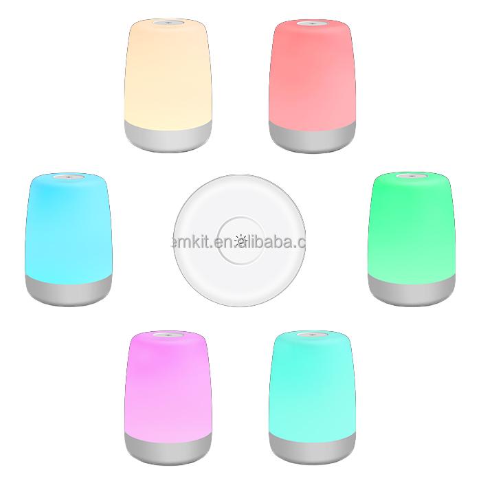 Adjustable Brightness LED Night Light Cute ABS Cute Lamps for Kids Bedroom Decor Breath Meditation Lamp 5V Gift for Children