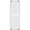 3 Packungen Gitterwandpaneele, 610 x 1828 mm Drahtgitterpaneele Displayständer, Wandmontiertes Kunst-Display-Regal, Schwarzes Kohlenstoffstahl-Wand-Gridwall für