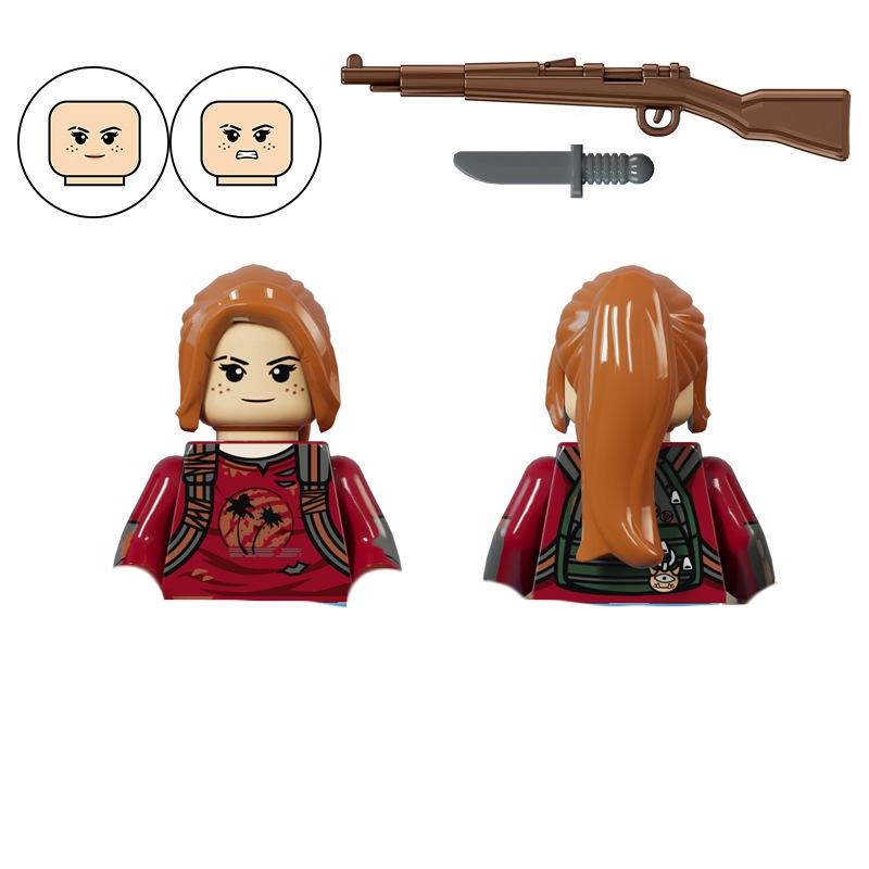 Movie Game Bricks Building Blocks Anime Cartoon Mini Action Figures Heads Assembly Toys Kids Birthday Gifts