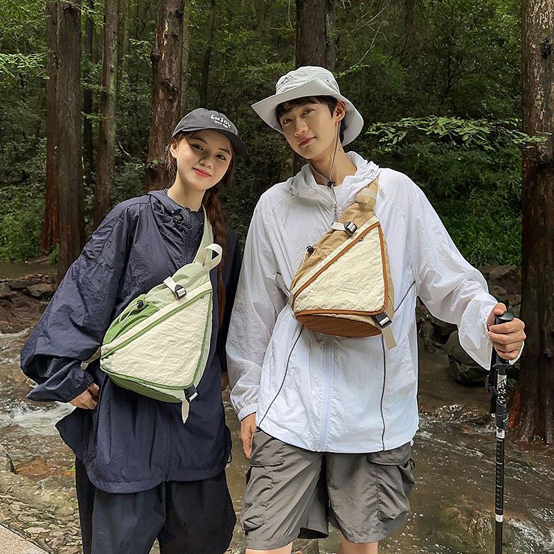 Outdoor Bag, Casual Crossbody Bag, Simple Chest Bag, Fashionable and Versatile Sports Backpack