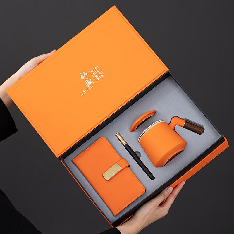 

Подарочный набор для чая и канцелярских принадлежностей в китайском стиле из керамики