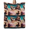 ryan gosling Throw Blanket Stain Resistant Cozy Warm Blanket