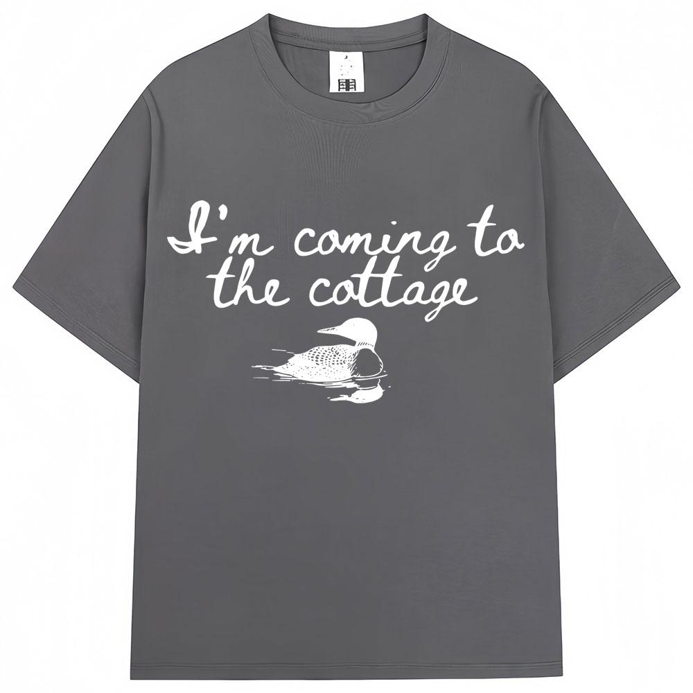 Heated Rivalry Funny Meme Graphic T Shirts Im Coming The Cottage Hollanov Unisex Women Humor Fashion Tshirt Oversized Cotton Tees
