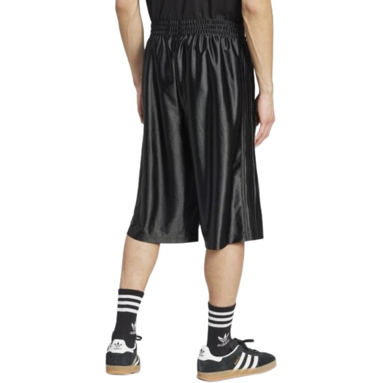 adidas Originals Firebird SS25 Adicolor Métallique Simple Confortable Mode Polyvalent Cinq Points Short Décontracté Shorts Unisexe JW5962