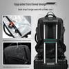 Men's Expandable Oxford Cloth Laptop Backpack - Large Capacity & Multifunctional for Business Travel