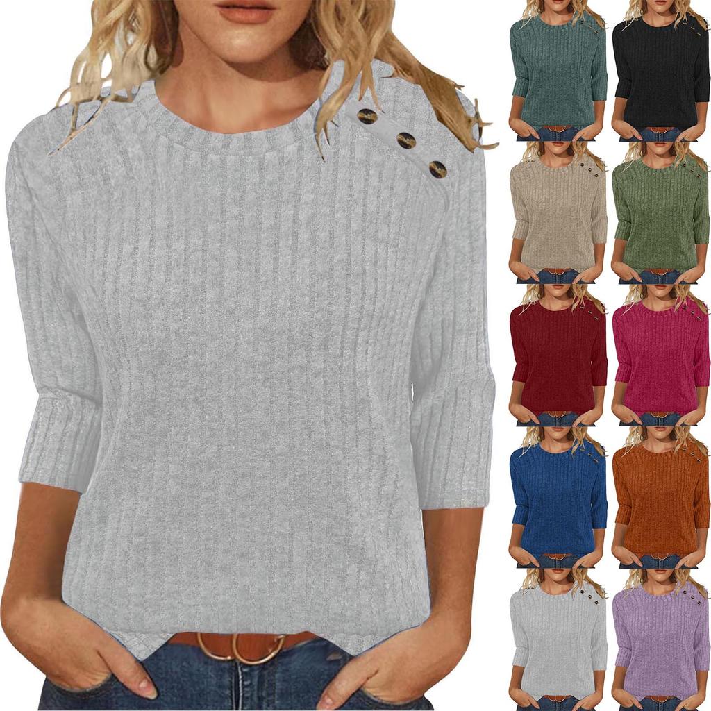 Ladies  And Winter Lazy  Loose And Comfortable Pullover Top