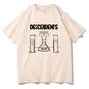 Graphic Clothing Pop Surfpunk Band Descendents T-shirt for Fans High Quality Cotton Comfortable Tee-shirt Summer Streetwear Male