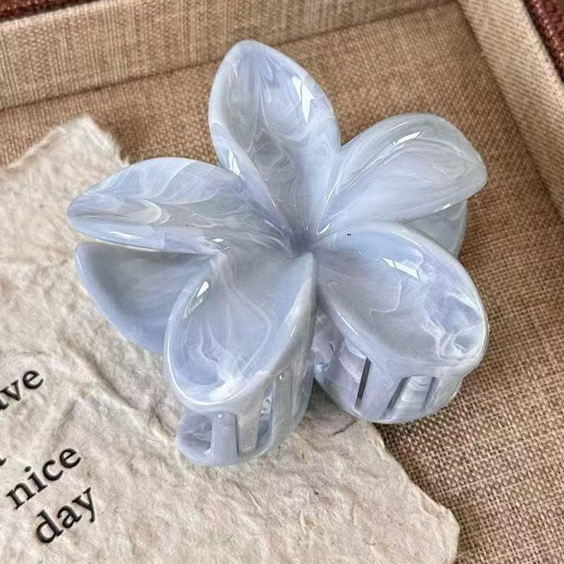 Tyrande Stumpfe Blume Griff Frisch und Süß Eierblume Hinterkopf Scheibe Haar Hai Clip Haarschmuck