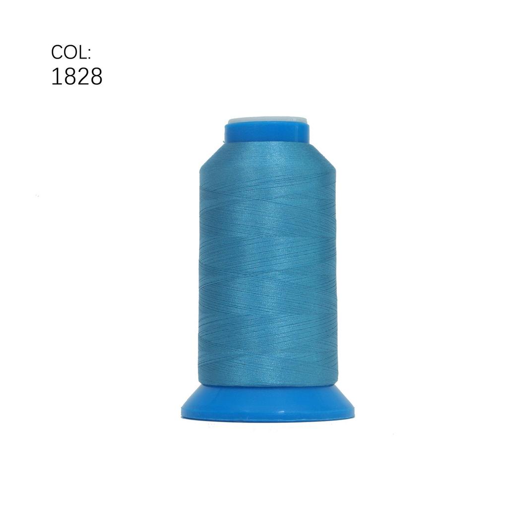 Linha de Bordado 75D/2 de Poliéster Ultrafino de Alta Resistência - 80 Cores, 4000 m
