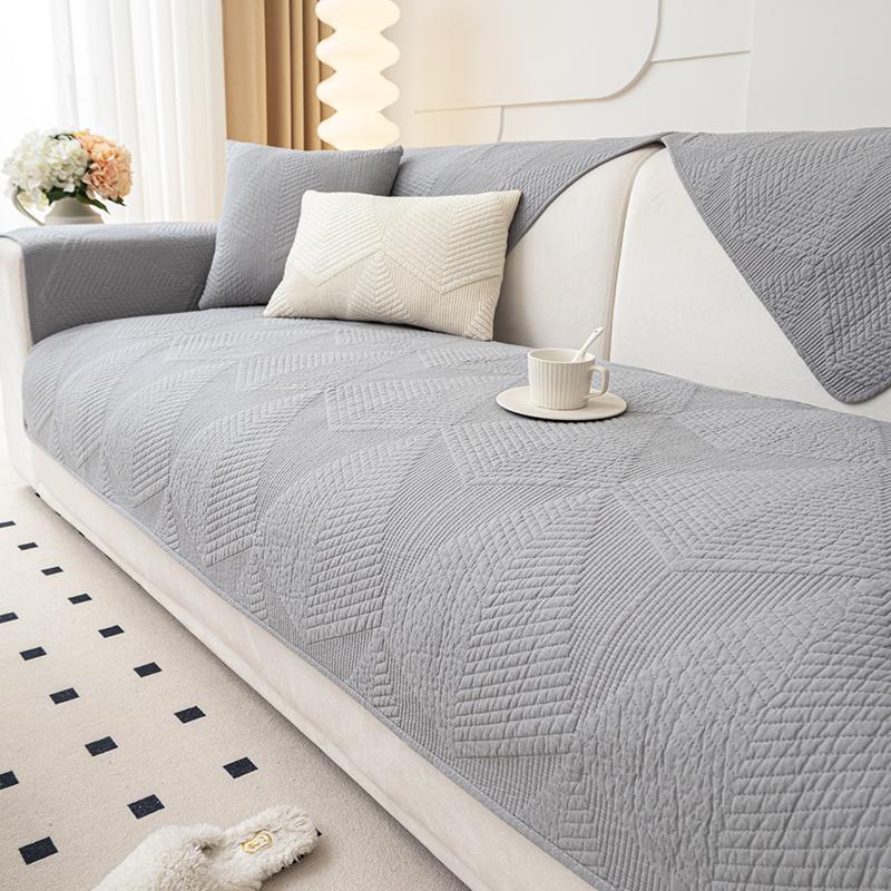 

Washed Cotton Fabric Sofa Cushion Universal In All Seasons, Non-Slip Seat Cushion, Simple Modern Light Luxury Sofa Cover Cover Cloth Towel 70*70cm