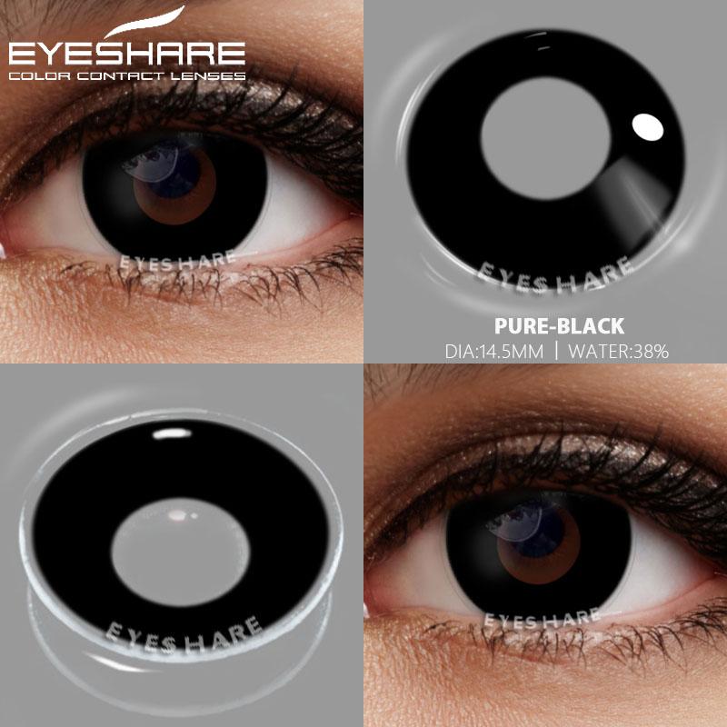 2pcs Halloween Colorful Contact Lenses for Eyes Anime Cosplay Eye Lenses Multicolored Lenses White Lenses Blue Eye Lens