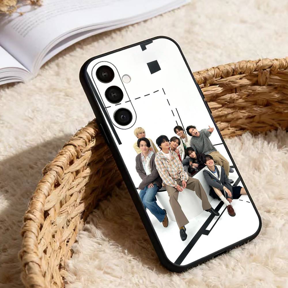 Japanese Idol T-Timelesz Phone Case For Samsung Galaxy A20,21s,22,31,32,52,53,72,73,80,91 Soft Black Shell