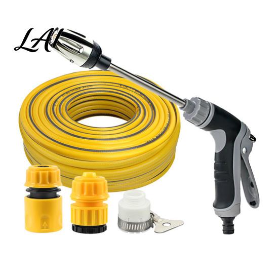 Heavy Duty Garden Hose Nozzle High Pressure Nozzle Long Wand Booster Adjustable