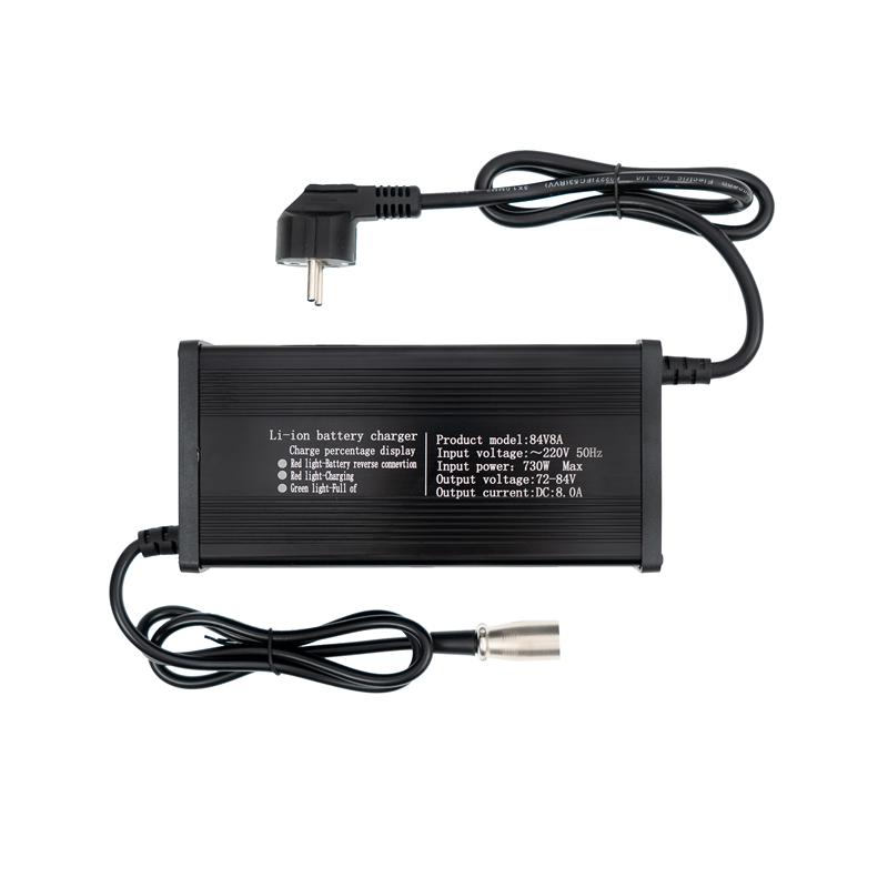 48V 60V 72V 5A 8A 10A 12A 15A 20A Lithium ion Charger 13S 16S 20S 54.6V 67.2V 84V High-power Intelligent &Display Metal Shell