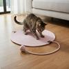 Round Cat Scratch Mat LowShed Scratching Pad for Indoor Cats, Kittens Pink 35CM