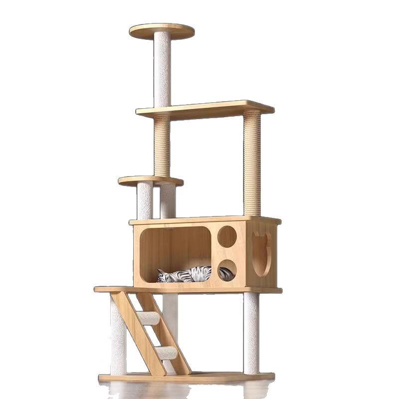 Jingwangrun Multi-Level Cat Tree with Space Capsule