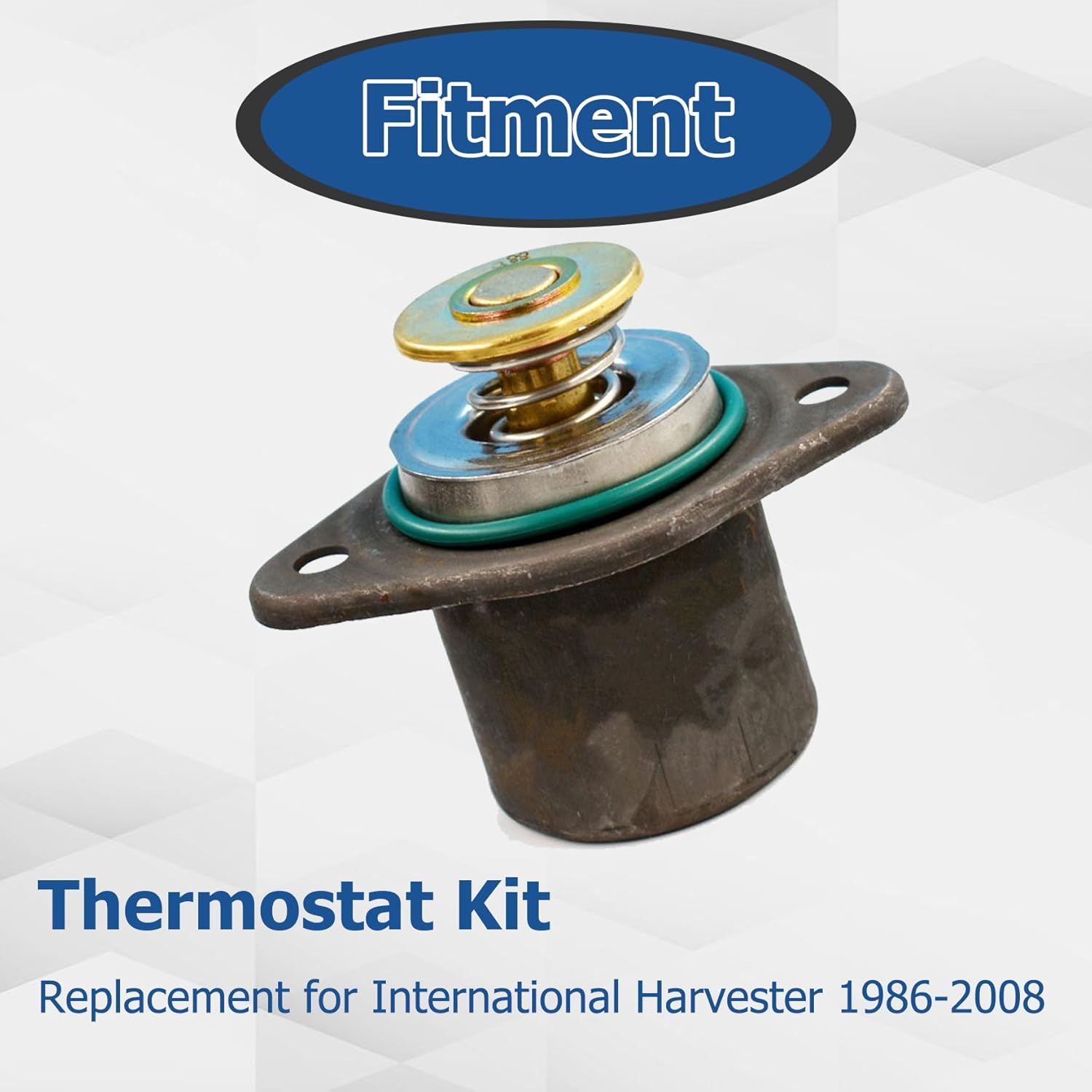 WFLNHB Thermostat Kit 88°190F 1830256C92 Replacement for International Harvester 1986-2008 DT466E DT530E 1822327C91 1822575C92