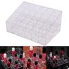 Klar Acryl 24 Grid Make-Up Organizer Lagerung Box Lippenstift Nagellack Display