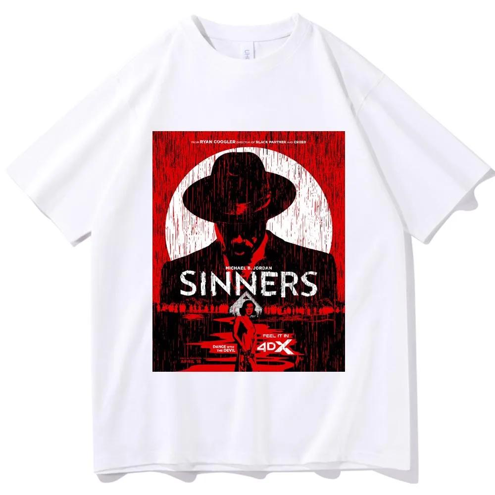 Sinners 2025 Action Movie Tshirt Harajuku Oneck Casual Shirt Gift