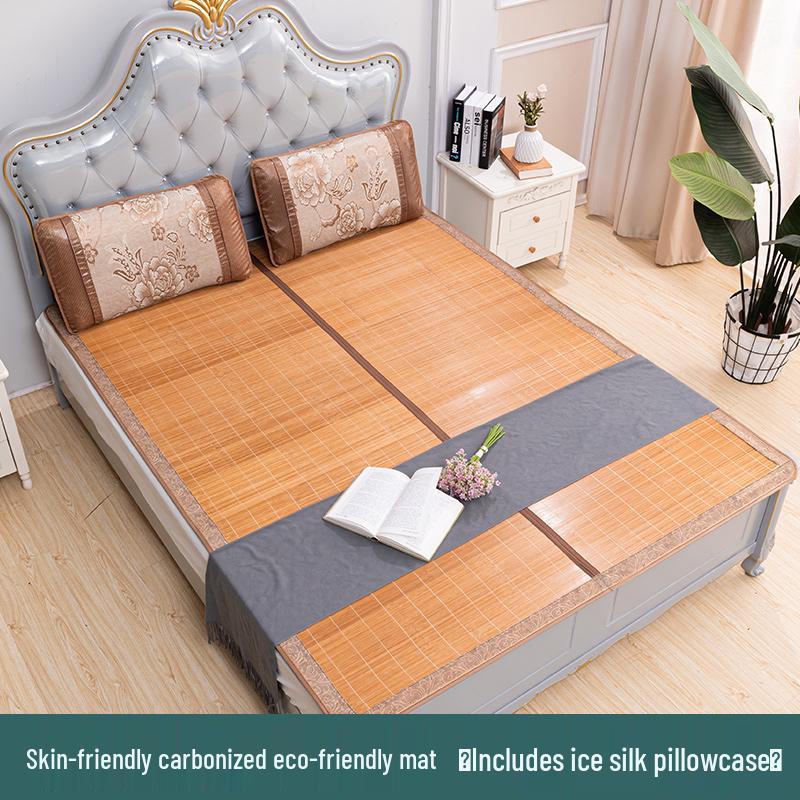 2026 Summer Bamboo Mat: Foldable, Double-Sided Cool Mat for Dormitory Bunk Beds with Free Shipping
