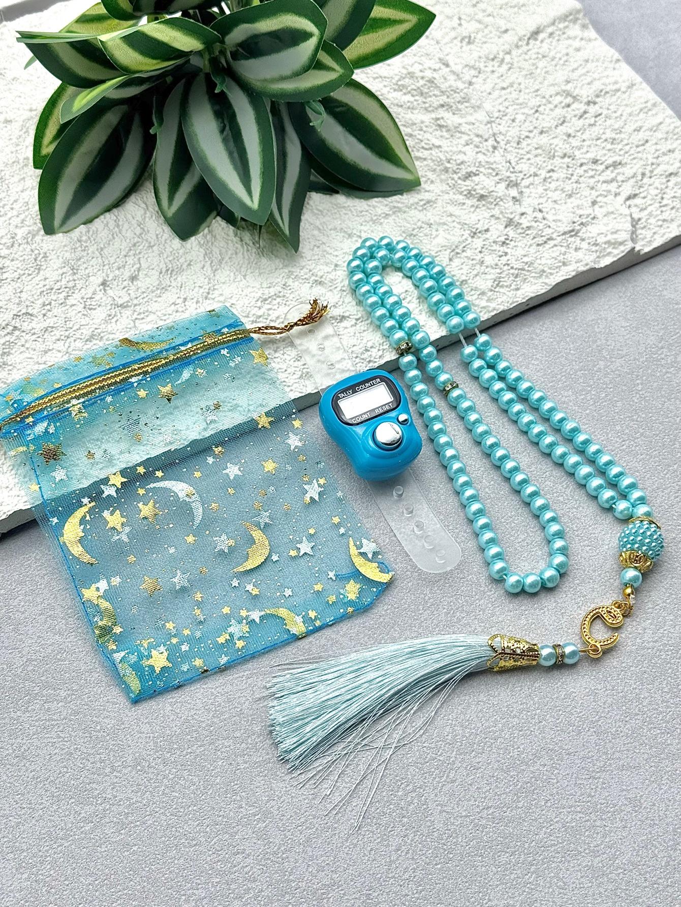 

Olla Bag Set Counter, Independent Packaging, Portable Ring Counter, Multiple Colors, Accurate Counting, Relaxing & Calming синій