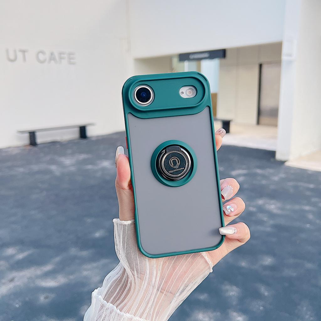 Magnetic Shockproof Case For IPhone 16 14 11 12 13 15 Pro Max Mini X XR 16Plus Ring Holder Cover For Iphone 17 Pro Max Air Cases