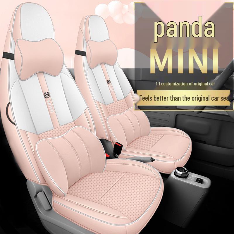 2023 Panda Mini Special Leather Seat Cover for All Seasons