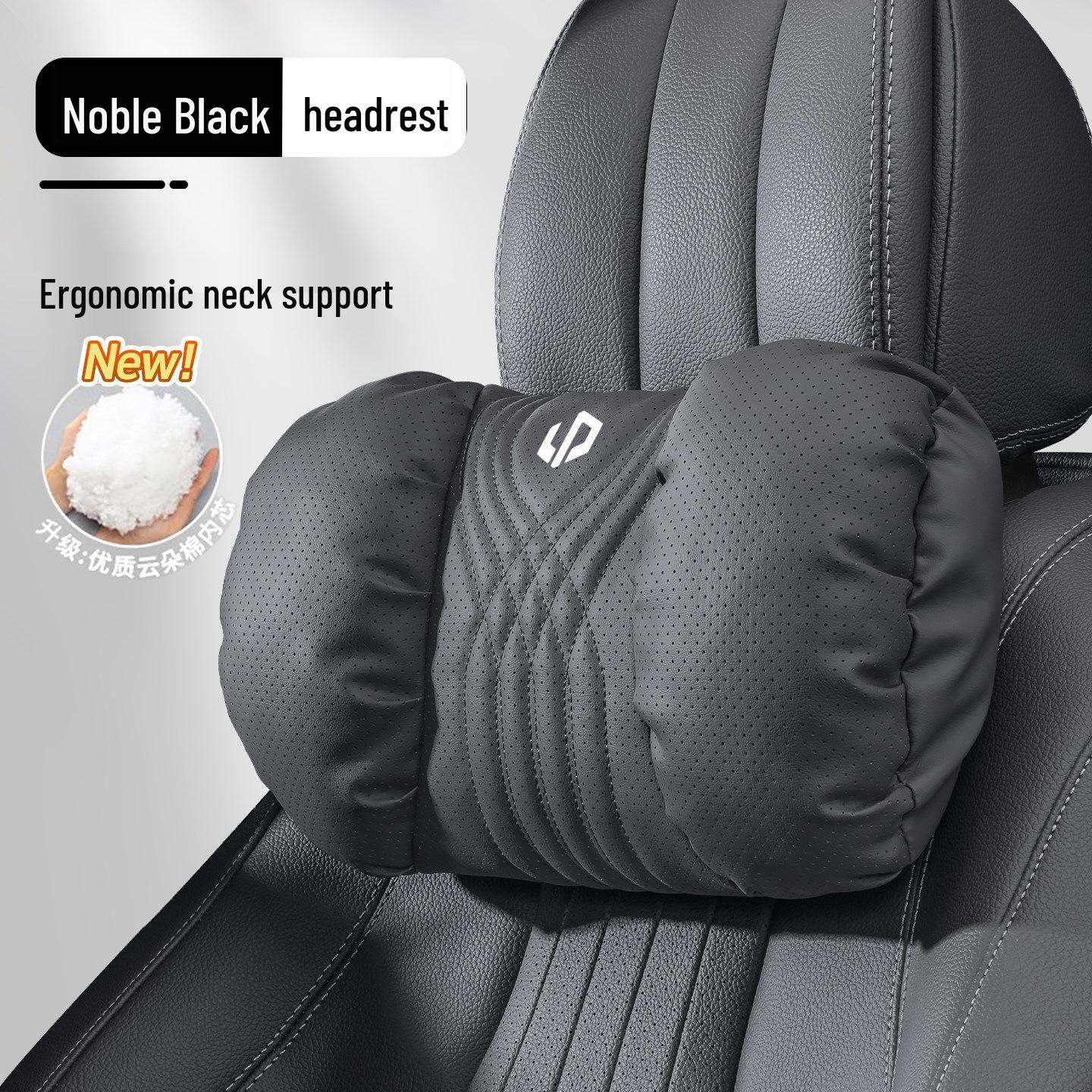

Leapmotor Original Color Headrest Lumbar Support and Neck Pillow - Car Interior Accessories