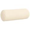 Bolster Cushions 2 Pieces Cream Ø 25 x 70 cm Corduroy