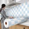 Kitchen Stove Oil-proof Sticker Waterproof High Temperature Resistant Wallpapers Kitchen Decoration Self Adhesive Contact Paper