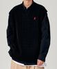 Takeasy Cable Smolaku Knit Vest (Black)